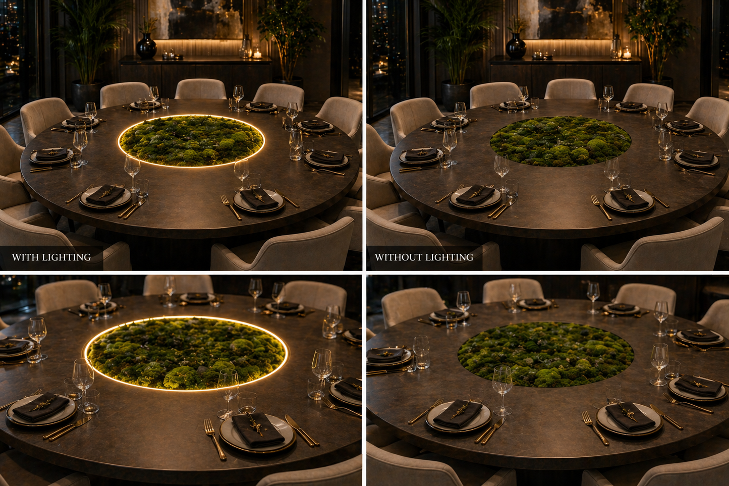 Bespoke preserved moss interior project