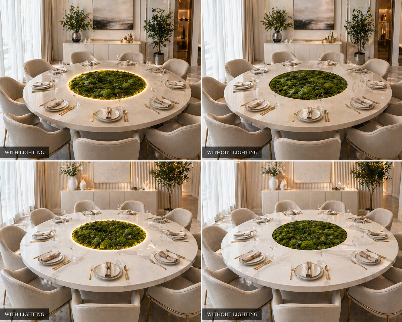 Bespoke preserved moss interior project