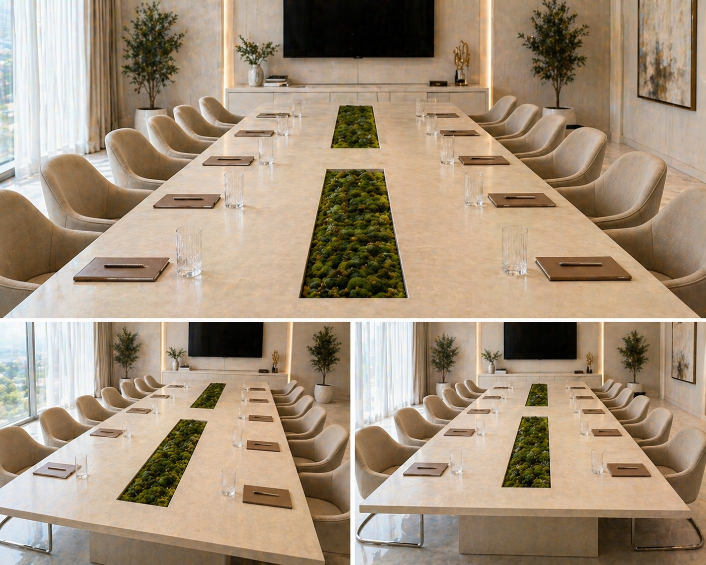 Bespoke preserved moss interior project