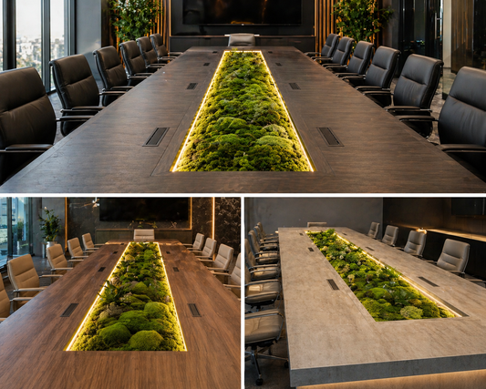 Bespoke preserved moss interior project