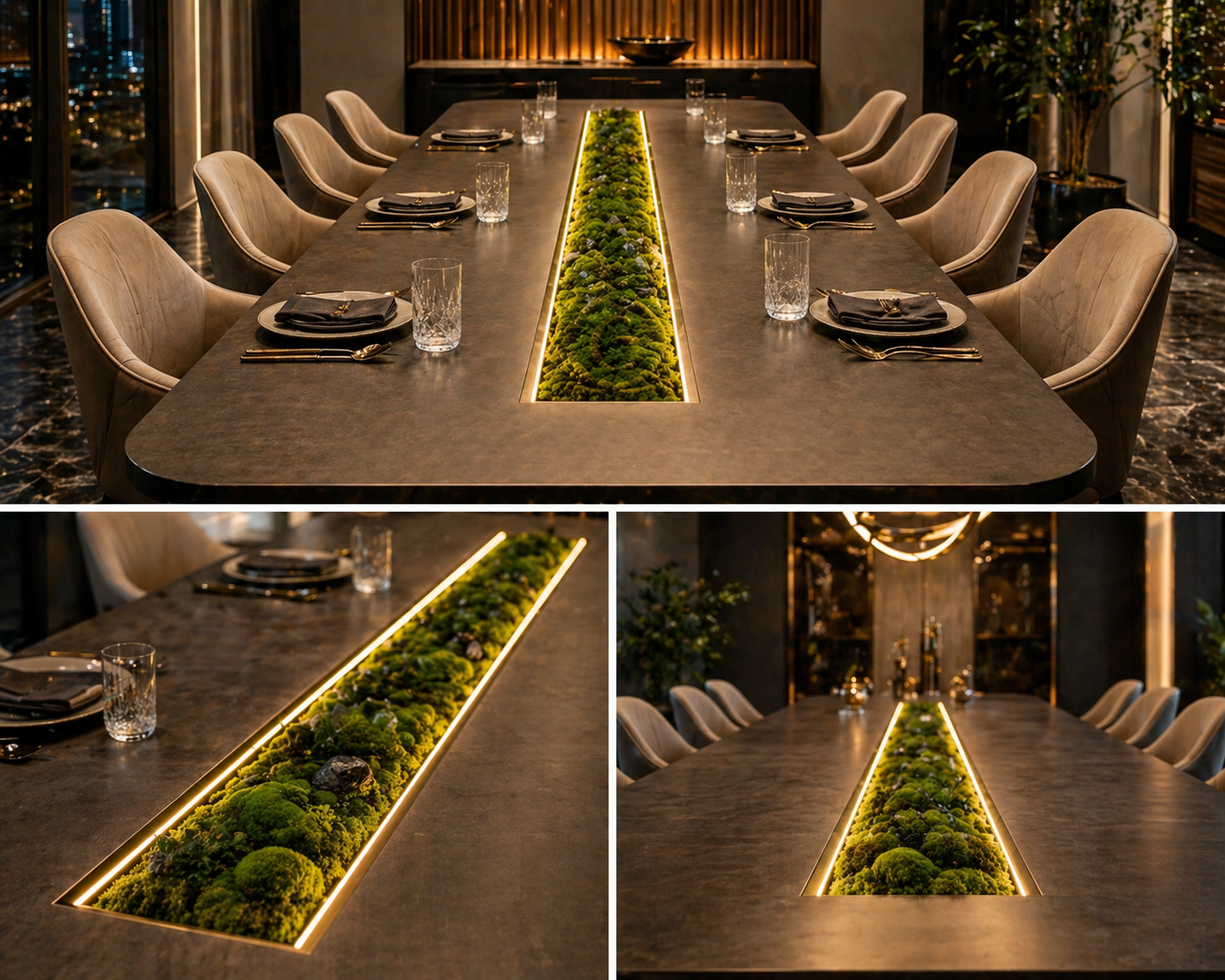 Bespoke preserved moss interior project