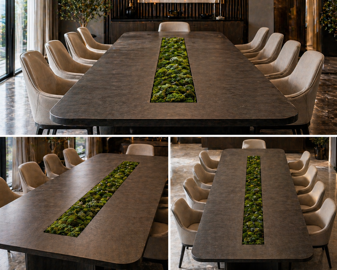 Bespoke preserved moss interior project